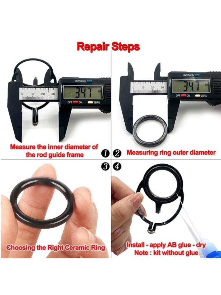 Fishing Rod Tip Replacement - Q39E 40Pcs 낚싯대 눈 교체 낚싯대