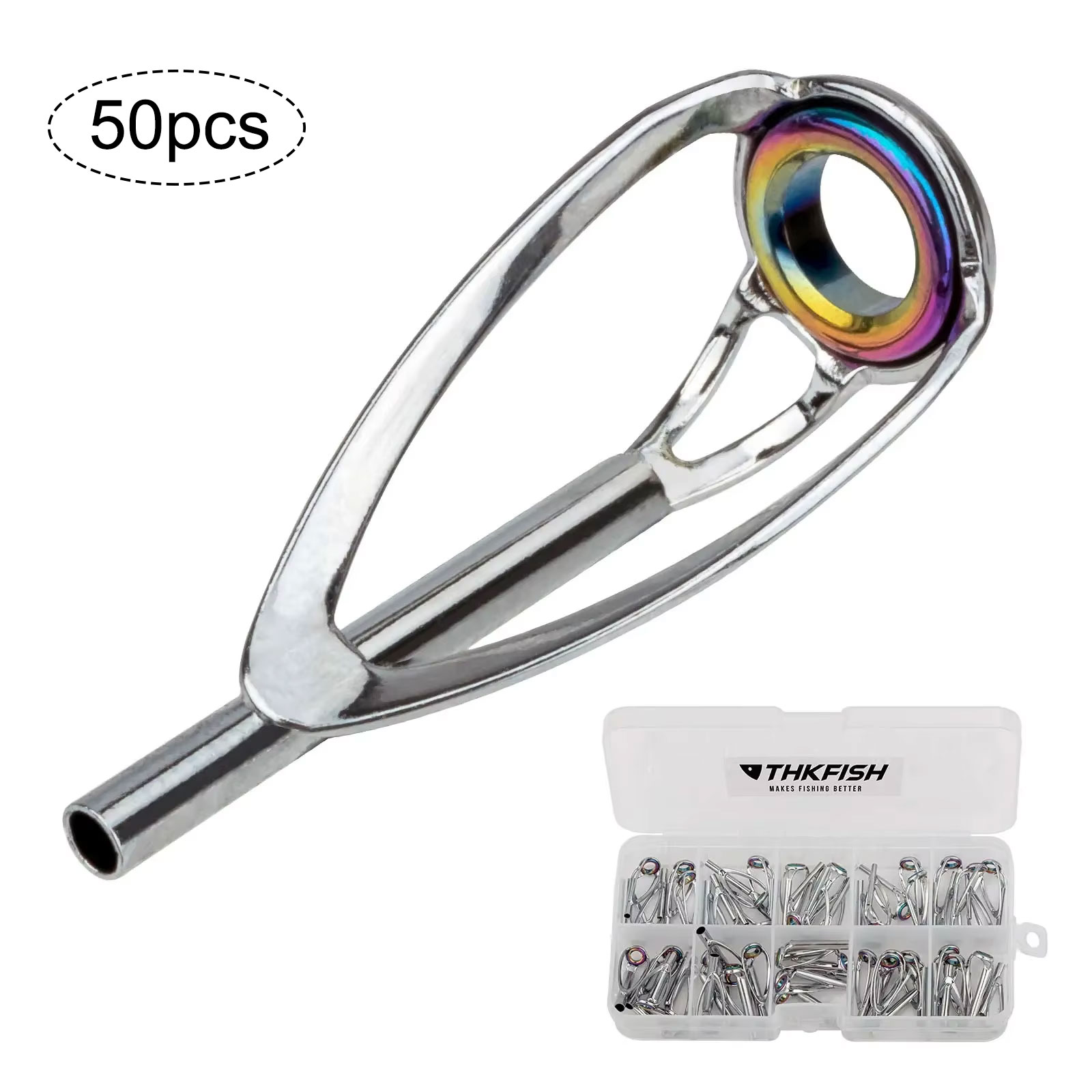 Fishing Rod Guide Replacement - 초릿대 상단 수리 키트, 스테인레스 스틸