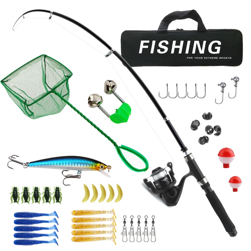 Fishing Rod Casting - 낚싯대와 릴 조합 키트, 텔레스코픽 캐스팅