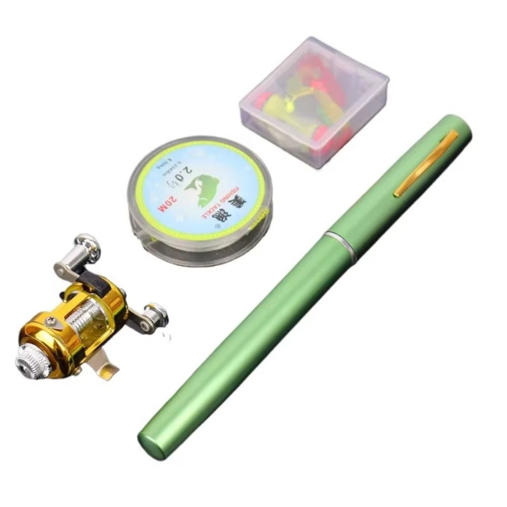 텔레스코픽 포켓 낚싯대 펜 모양 카본 릴 미니 낚싯대  - Fishing Rod Spinning 리뷰 및 가격
