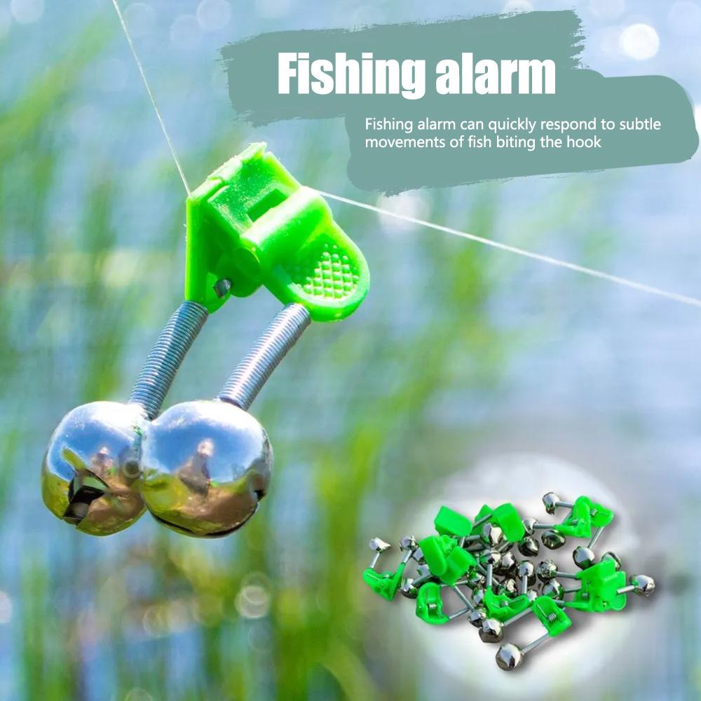 10개 낚시 입질 알람 낚싯대 끝부분 트윈 벨 클립형  - Fishing Rod Tip Replacement 리뷰 및 가격