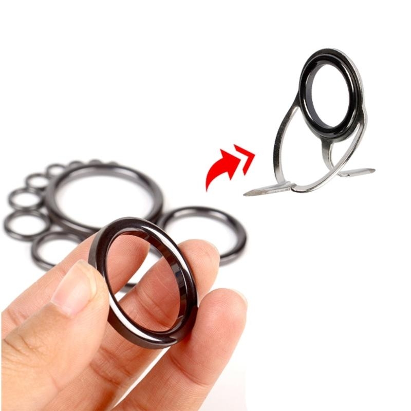 Q39E 40Pcs 낚싯대 눈 교체 낚싯대 세라믹 가이 - Fishing Rod Tip Replacement 리뷰 및 가격
