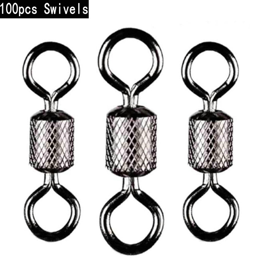 100개/박스 낚시용 스위벨 1 # -14 #   다양 - Fishing Rod Case 리뷰 및 가격