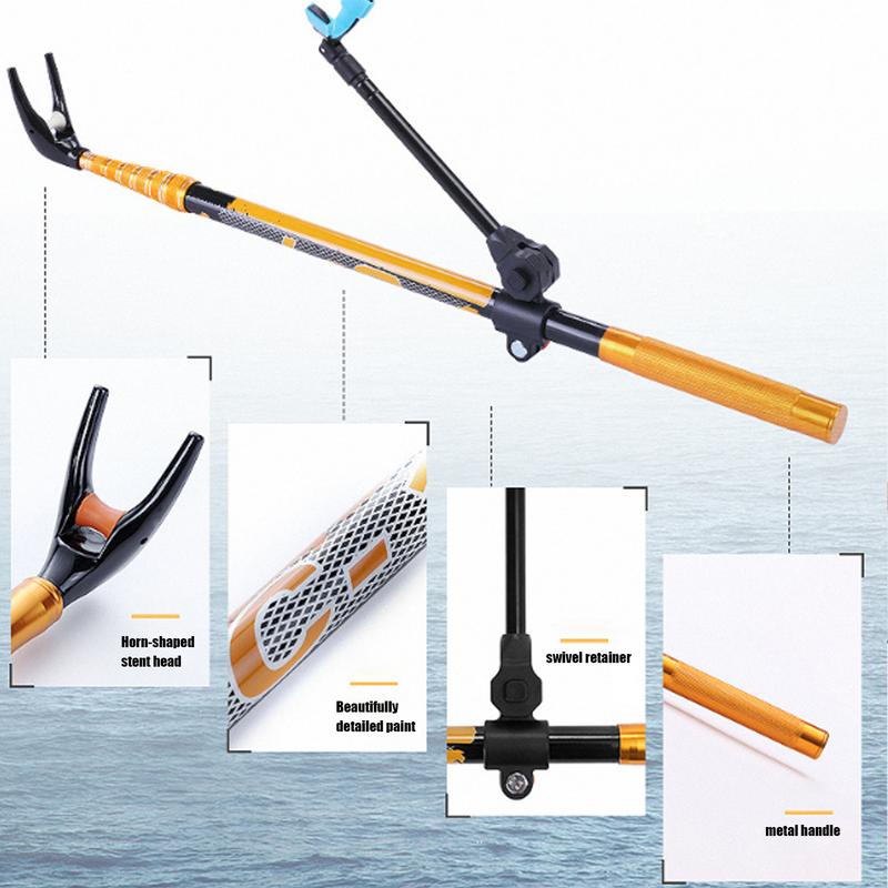 휴대용 낚싯대 지지대 브래킷, 360 도 조절 가능한  - Fishing Rod Telescopic 리뷰 및 가격