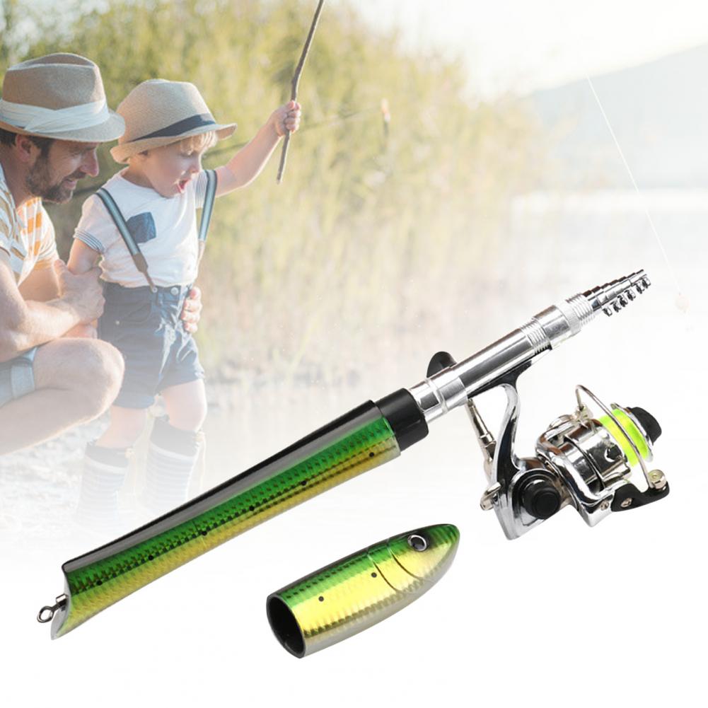 낚시대 텔레스코픽 막대 휴대용 미니 물고기 모양 텔레스 - Fishing Rod Casting 리뷰 및 가격