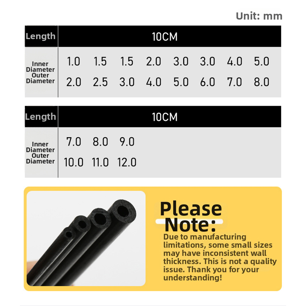 낚싯대 수리용 10cm 블랙 중공 탄소 섬유 튜브, 강 - Fishing Rod Carbon Fiber 리뷰 및 가격
