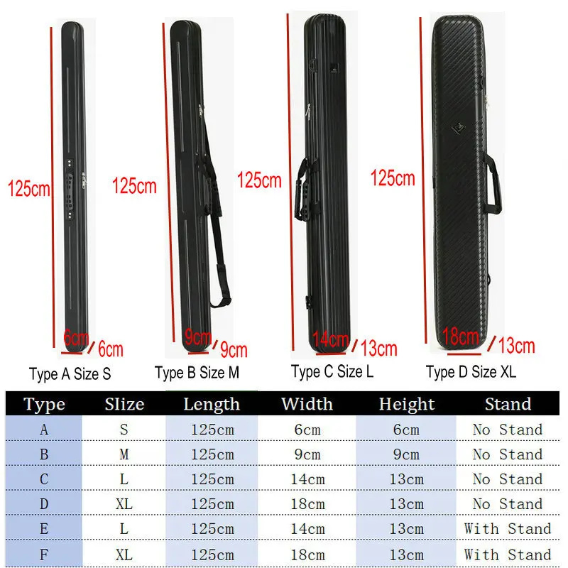 휴대용 낚시 태클 가방, 낚싯대 케이스, 하드 쉘 방수 - Fishing Rod Case 리뷰 및 가격